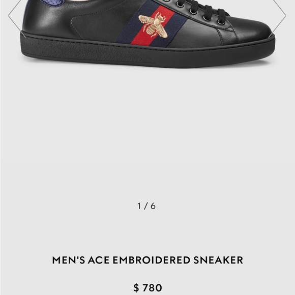 Gucci ace bee embroidered sneaker - Picture 2 of 13